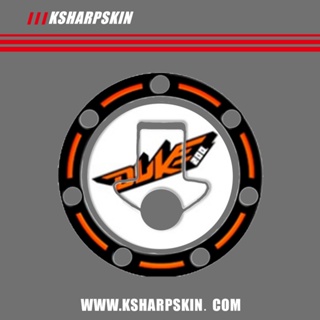 Motorcycle sticker protection pad scratch-resistant 3D carbon fiber tank gas cap pad filling cover decal for KTM DUKE 20