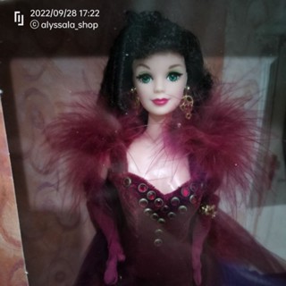 *พร้อมส่ง งานกล่อง Barbie As Scarlett OHara From Gone With The Wind (Red Velvet Dress)