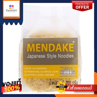 เมนดาเกะ บะหมี่อบแห้ง สไตล์ญี่ปุ่น ขนาด 200 กรัม/ห่อ แพ็คละ 4 ห่อ MENDAKE Japanese Style Noodles