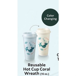 starbucks reusable hot cup นางเงือก 16 oz