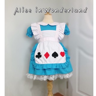 ชุดอลิซ ชุดแฟนซี ชุดเดรส ชุดเด็กน่ารัก Alice  อลิสในแดนมหัสจรรย์