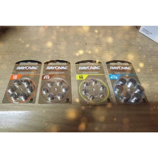 ถ่านเครื่องช่วยฟัง Rayovac PEAK เบอร์ 13 ของแท้ 100% คุณภาพดี ผลิตจากประเทศอังกฤษ