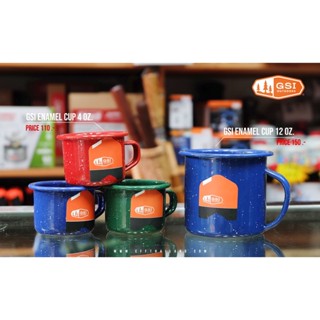 แก้ว GSI Enamel Cup  4 oz.,12 oz.