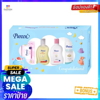 GIFTSET ชุดความสะอาดสำหรับเด็ก PUREEN 4ชิ้นBABY CARE GIFTSET PUREEN 4PCS