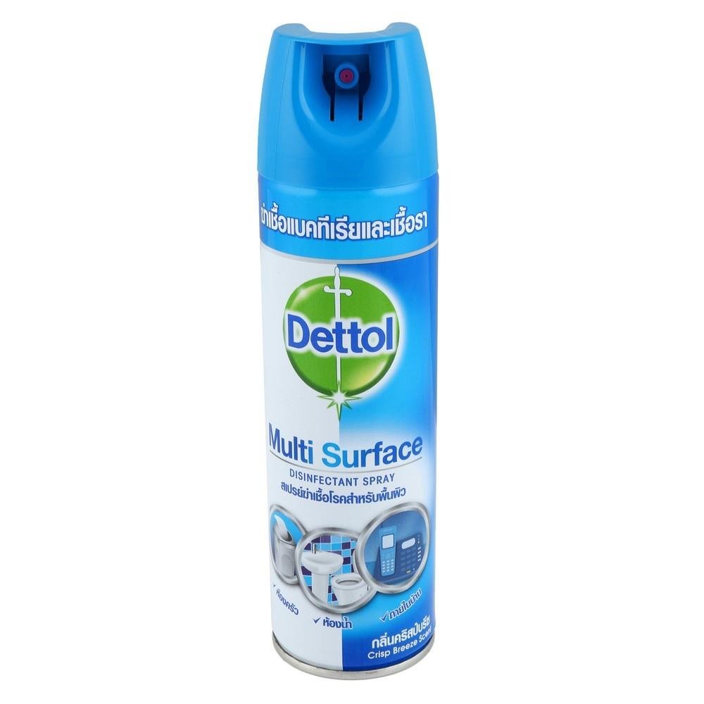 สเปรย์ฆ่าเชื้ออเนกประสงค์ CRISP BREEZE DETTOL 225 มล.HYGIENE MULTI USE DISINFECTANT SPRAY DETTOL 225
