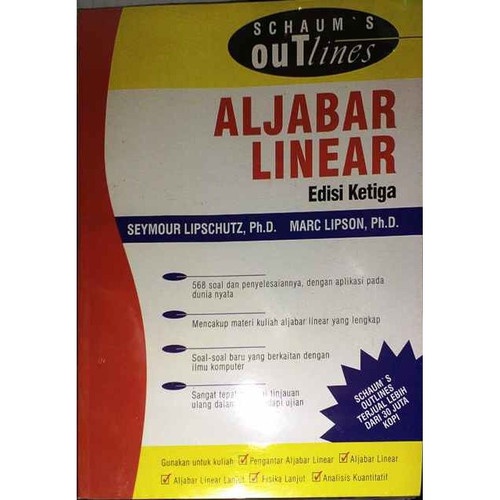 Erlangga - SCHAUMS: TSS ALJABAR LINER ED3