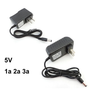 อะแดปเตอร์ชาร์จพาวเวอร์ซัพพลาย AC 110V 240V เป็น DC 5V 1A 2A 3A 5V2A 5V1A 5.5x2.5 มม. 1000ma 2000ma 3000ma สําหรับแถบไฟ