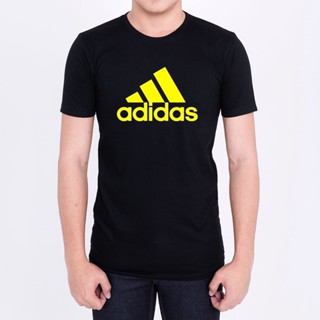 Adidas เสื้อยืด ราคาเริ่ม 150 บาท อดิดาส (ผ้าดี cotton100, สกรีนแบบเฟล็ก PU)(ถูกที่สุด)adidas เสื้อยืด