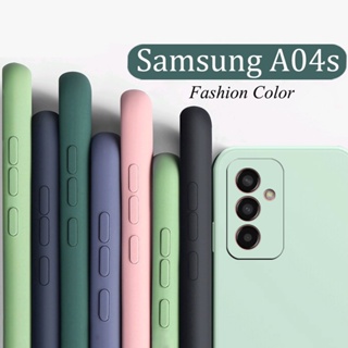 ใหม่ เคสโทรศัพท์มือถือ ซิลิโคน ทรงสี่เหลี่ยม ป้องกันกล้อง สําหรับ Samsung A04s A14 A34 A54 5G Galaxy S21FE