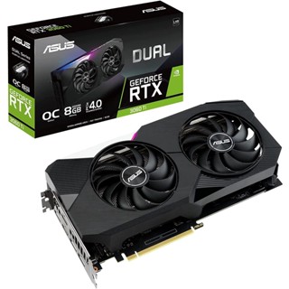 ASUS RTX 3060 Ti LHR DUAL O8G V2 OC 8GB GDDR6 ประกัน 3ปี (DUAL-RTX3060TI-O8G-V2)