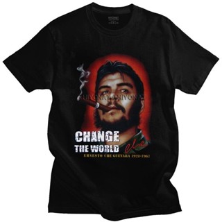 เสื้อยืดแขนสั้น ผ้าฝ้าย พิมพ์ลาย Che Guevara เหมาะกับของขวัญ สไตล์ฮิปฮอป แฟชั่นฤดูร้อน สําหรับผู้หญิง