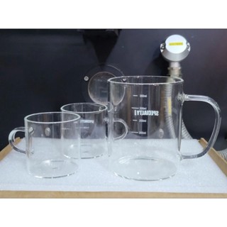 Ice coffee cup (3pcs set) 400ml(1)/90ml(2)