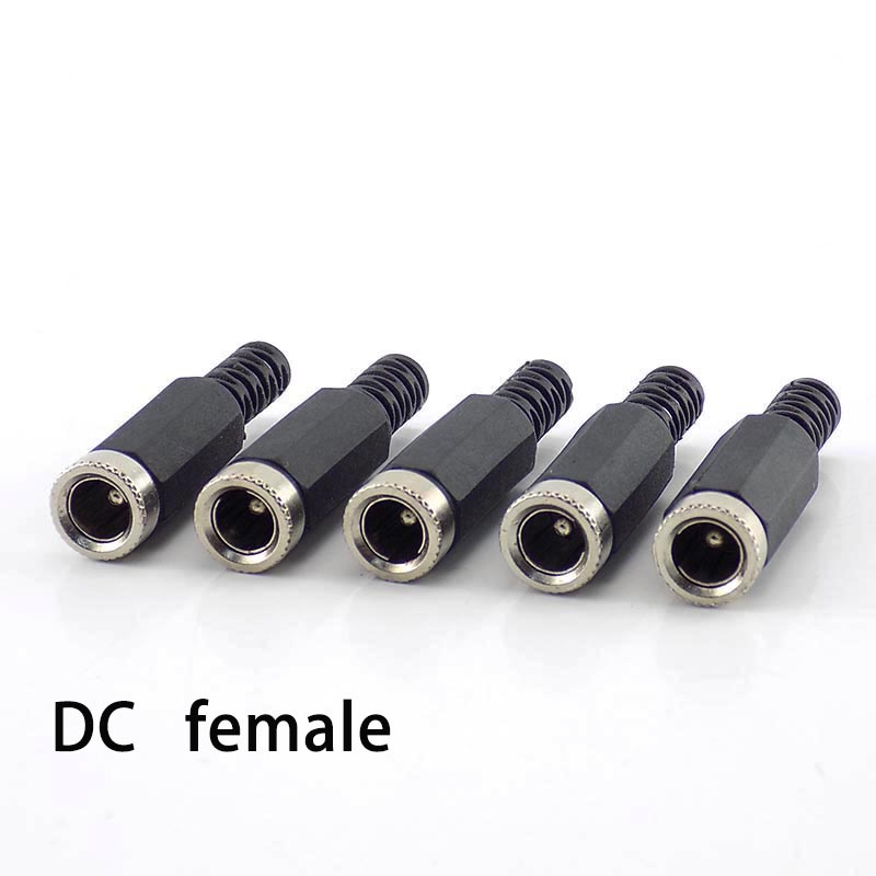 DC ชายหญิง MF ปลั๊กไฟ 5.5x 2.1 รูปที่ 5