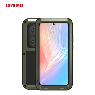 Love Mei Aluminum Bumper Metal Protective Cover For Huawei P50 Pro Case Heavy Duty Armor Shockproof For Huawei P50 shell