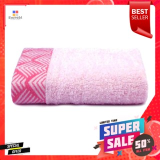 ผ้าขนหนู ROSE RIDGE 15x30 นิ้ว สีชมพูTOWEL ROSE RIDGE 15"X30" PINK