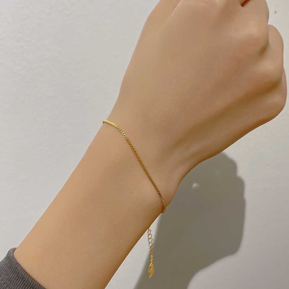 สร้อยคอ สายโซ่ไทเทเนียม พร้อมกล่องเหล็ก ขนาด 1.2 มม. - รูปที่ 5