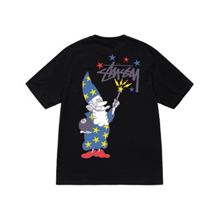 เสื้อยืดพิมพ์ลายแฟชั่น เสื้อยืด แขนสั้น คอกลม พิมพ์ลาย STUSSY WIZARD