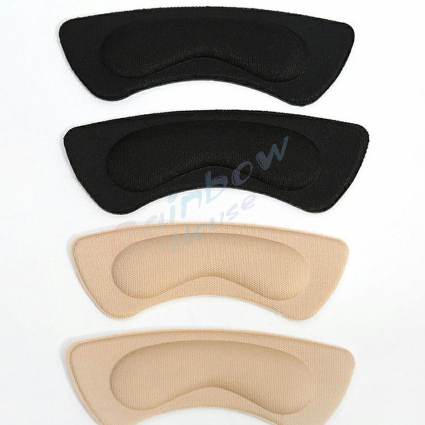Rainbow แผ่นกันกัด  แผ่นกันรองเท้ากัด เนื้อนิ่ม ช่วยแก้รองเท้าหลวม 1 แพค ต่อ คู่  Sponge heel pad