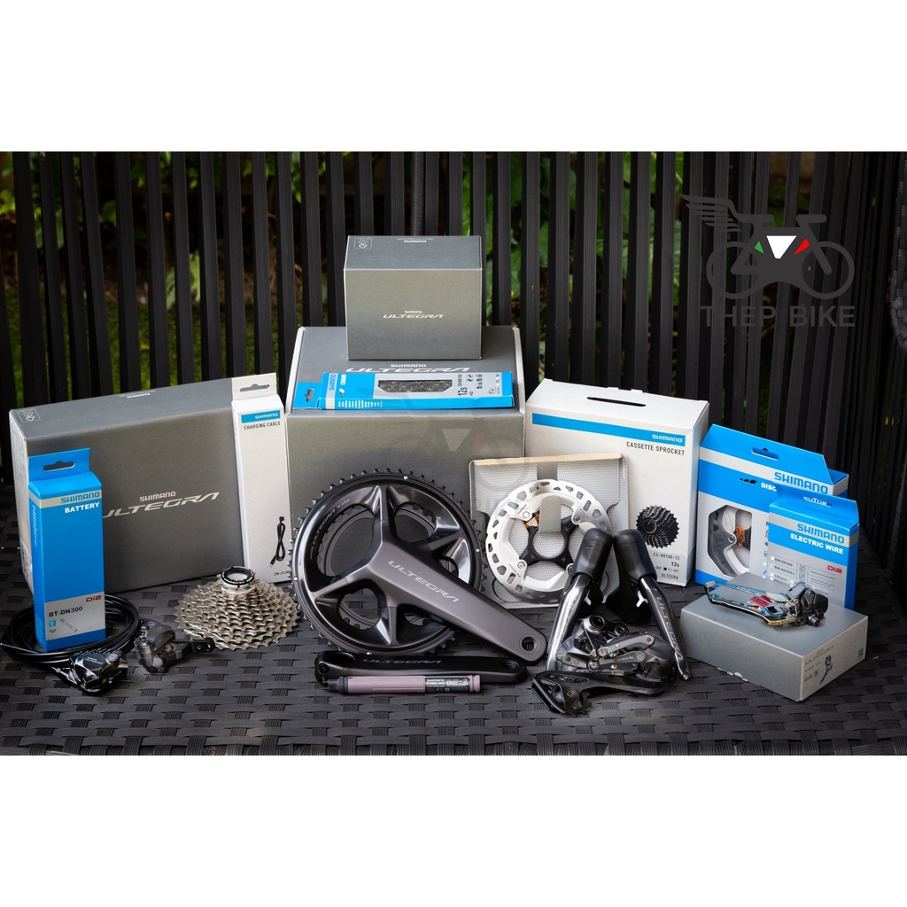 ชุดเกียร์ Ultegra Di2 12speed Disc Brake R8170 (R8100) ดิสเบรค เต็มกรุ๊ป รวม ใบดิส 12สปีด ประกอบที่ร