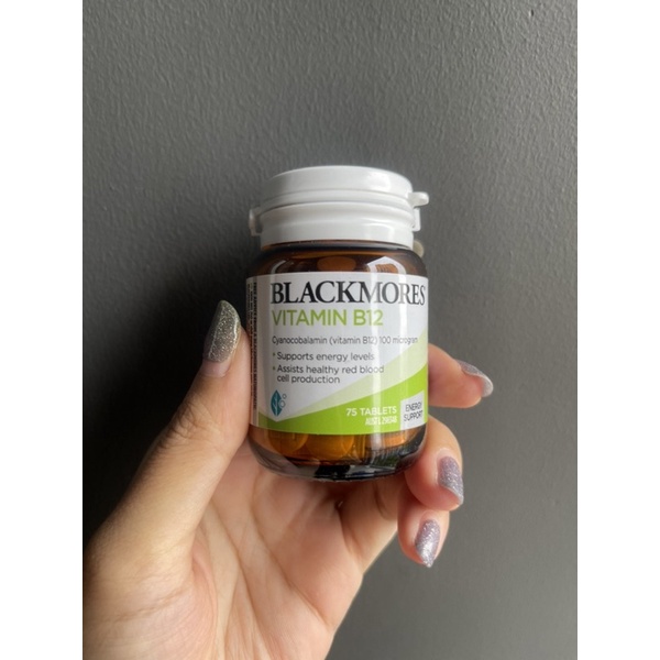 Blackmores Vitamin B12 ขนาด 75 เม็ด Exp. 02/28