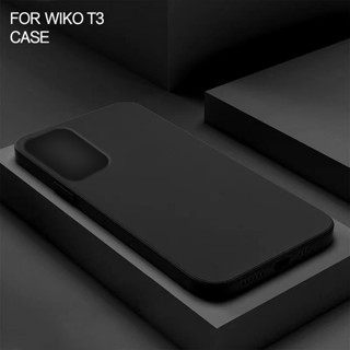 Wiko T3 เคส สําหรับ WIKO สีดํา กันกระแทก เคสซิลิโคน TPU นิ่ม