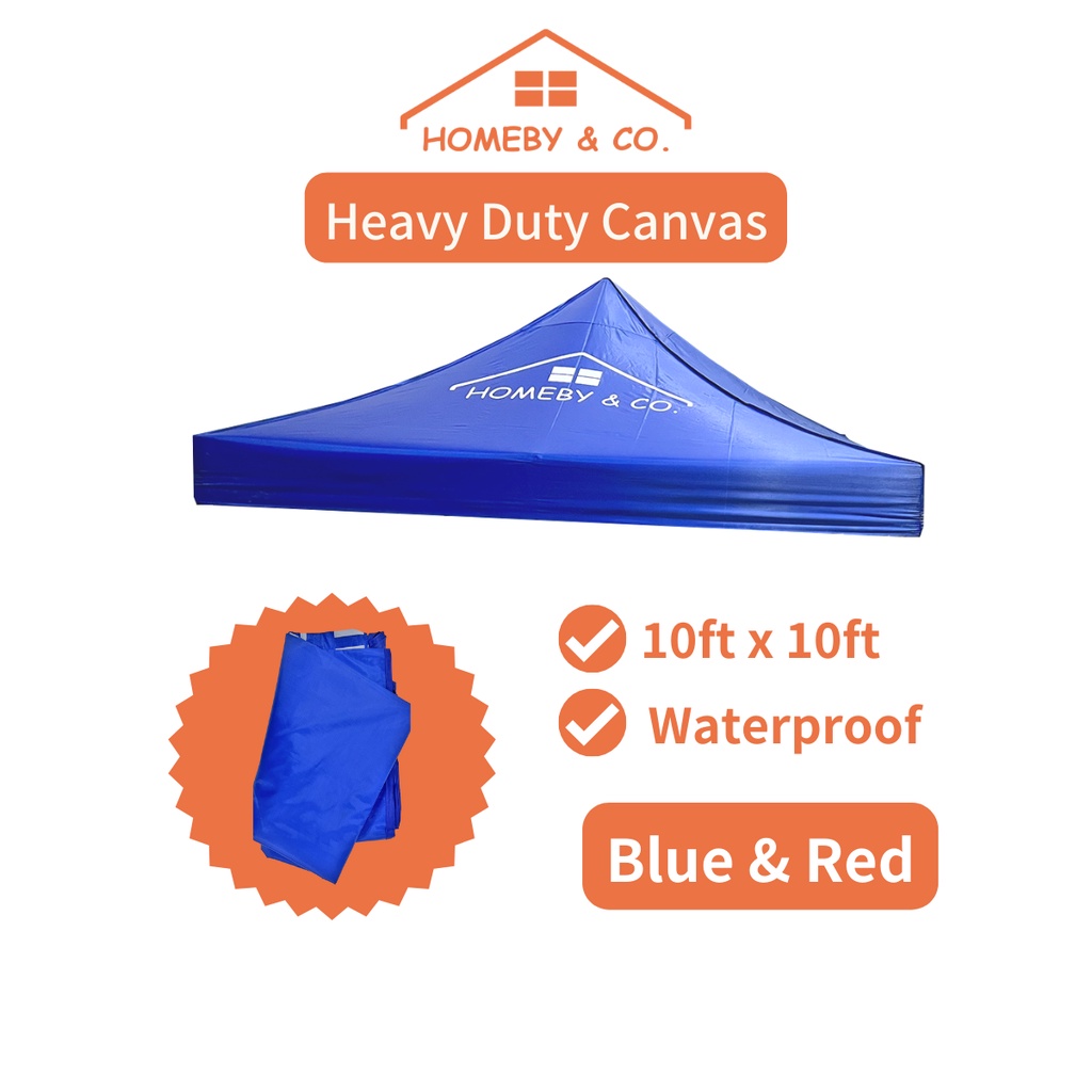 Homeby ผ้าใบ Canopy 10x10 Heavy Duty ผ้าใบ Camping เต็นท์ Camping เต็นท์เต็นท์เชิงพาณิชย์เต็นท์ผ้าใบ