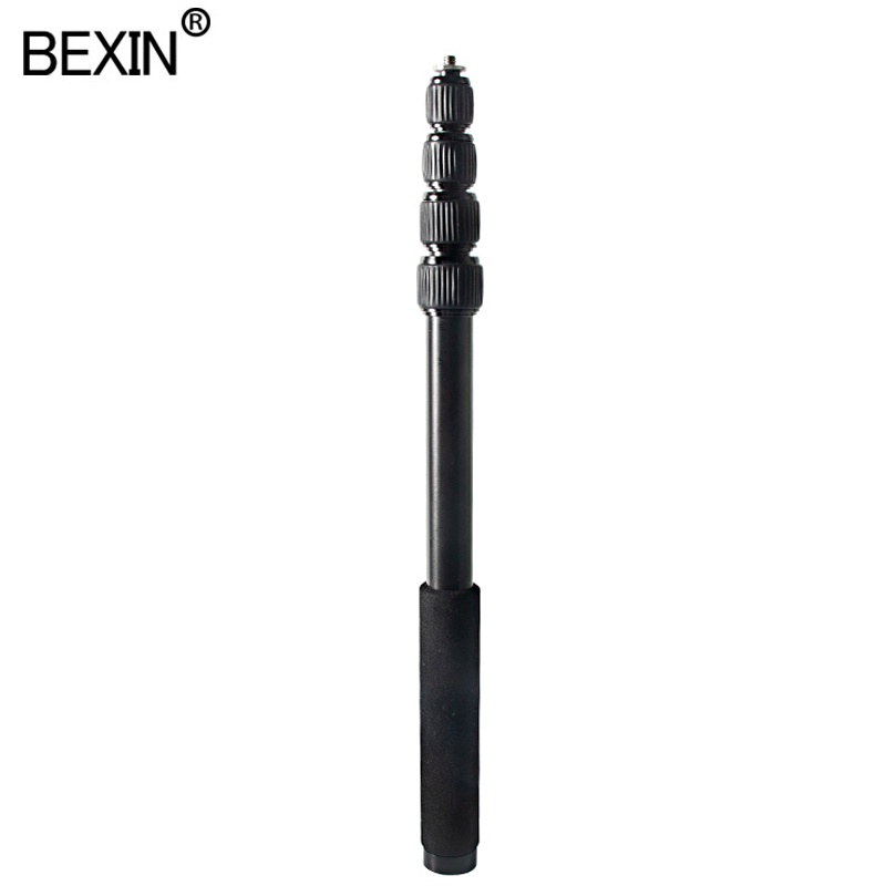 BEXIN 1.5m Ultra-Light Aluminum Alloy Invisible Selfie Stick Tripod extension pole For Camera tripod