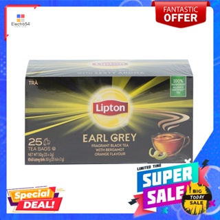 ลิปตัน ชาผงชนิดซองเอิลเกรย์ 2กรัมX25ซองLIPTON EARLGREY TEA 2G X 25SACHETS