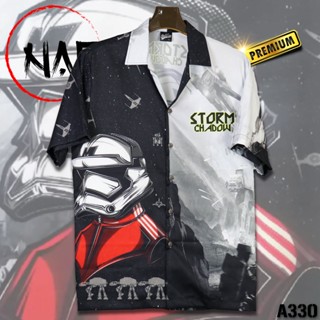 เสื้อฮาวายลาย Strom A330 ผ้าไหมอิตาลี
