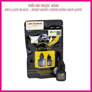 กาวต่อขนตา LADY BLACK ของแท้ 100% นำเขาจากเกาหลีสินค้าผลิตวันที่12/07/66 ค่ะ