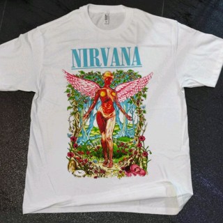 เสื้อวง Nirvana in utero งานฟ้าในป่า หายากนะลายนี้ ลิขสิทธิ์แท้