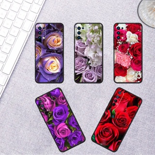 Te29 เคสโทรศัพท์มือถือแบบนิ่ม ลายดอกกุหลาบ สําหรับ OPPO Reno 7Z 7 6Z 4Z A73 A76 A83 A92S A94 A95 A96 F5