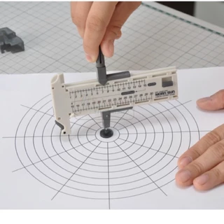 Morn Sun No.16101 คัตเตอร์วงเวียน คัทเตอร์ตัดวงกลม Mornsun Compass Circle Cutter มีดคัตเตอร์วงเวียน คัตเตอร์วงกลม