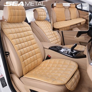 เบาะรองนั่งในรถยนต์ ที่หุ้มเบาะรถยนต์ กำมะหยี่คุณภาพสูง Universal Car Seat Cushion