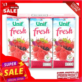 ยูนิฟเฟรชน้ำผักผลไม้+มิกซ์เบอร์รี่250มล  แพ็ค 3UNIF FRESH MIXED BERRY 250ML. PACK 3