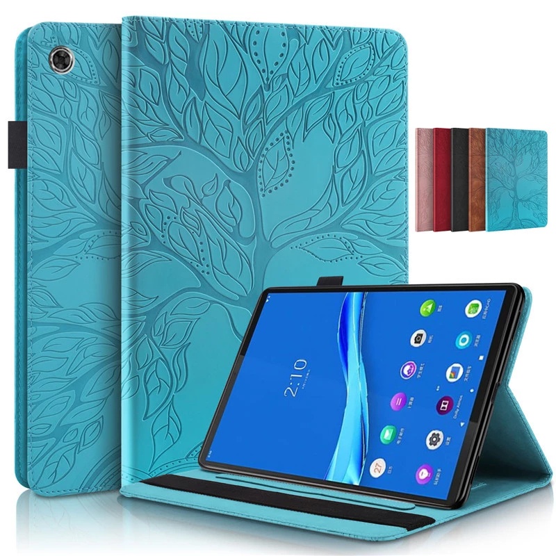 Case for Lenovo Tab M10 FHD Plus M10Plus 10.3 TB-X606X 3D Tree Embossed Tablet Cover for Funda Lenov
