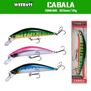 WEEBASS LURE เหยื่อปลั๊ก - รุ่น CABALA SINKING 105 mm. / 41 g.  เหยื่อปลอม