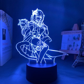 โคมไฟข้างเตียง Honkai Impact 3rd Night Light Elysia เปลี่ยนสีได้ ของขวัญสุดเท่ สําหรับ Honkai Impact Fans