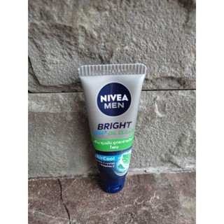 NIVEA MEN Bright Oil Clear โฟมล้างหน้าผู้ชาย ขนาด 15 กรัม