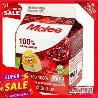 มาลีน้ำทับทิม+องุ่นขาว+แอปเปิ้ล300มล.MALEE POMEGRANATE JUICE 100 %300ML