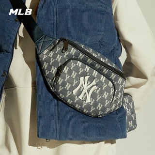 MLB กระเป๋าคาดอกคาดเอวปรับสายได้ แบรนด์อินเทรนด์แท้NY UNISEX CURVED CAPNY NEW YORK YANKEE