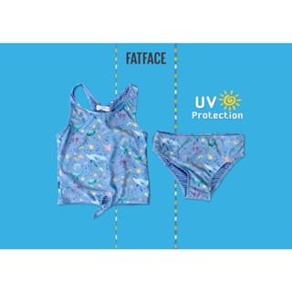 ✅ [9-10Y] Fatface Under The Sea Tankini Set ชุดว่ายน้ำเด็ก 2 ชิ้น