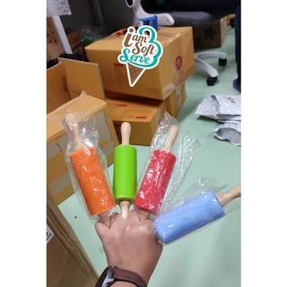 ไม้นวดแป้งซิลิโคน Rolling Pin ไม้รีดแป้งซิลิโคน food grade ที่นวด ขนาด 23 ,29 ,38 ซม.