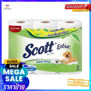 กระดาษชำระ SCOTT EXTRA NATURAL CLEAN แพ็ค6TOILET TISSUE SCOTT EXTRA NATURAL CLEAN PACK 6