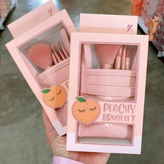 ราคาต่อกล่อง เซตแปรงแต่งหน้า PEACH BRUSH SET. BY ASHLEY 1 เซต 4 ชิ้น