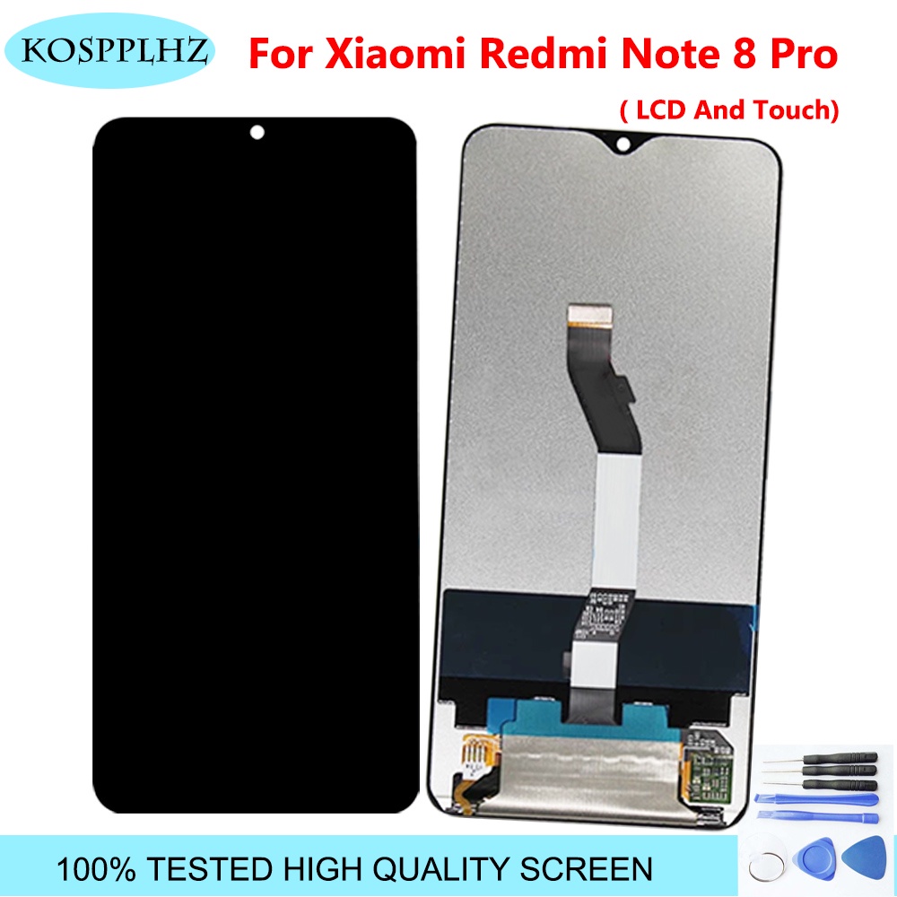 For Xiaomi Redmi Note 8 Pro LCD Display Touch Screen Digitizer Assembly Replacement Original For 2015105 M1906G7I LCD Sc
