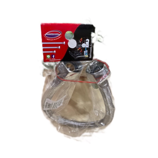 สายชักโครกสแตนเลส สายถัก 1/2”-3/4”ขนาด 18”-20”Donmark 👈👈👈🚚🚚🚚