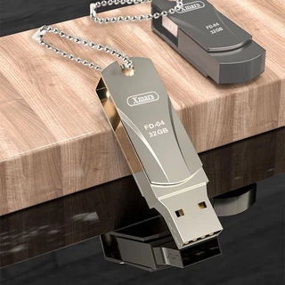 X-mars แฟลชไดร์ฟ 32G USB Flash Drive วัสดุโลหะ เก็บและโอนถ่ายข้อมูล FD-04