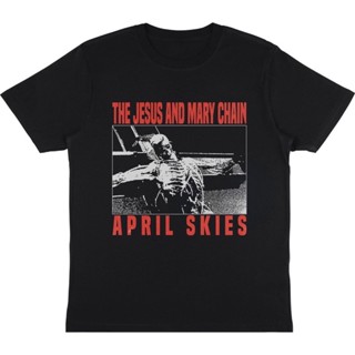 เสื้อยืดสีขาวเสื้อยืด พิมพ์ลาย The JESUS AND MARY CHAIN BAND APRIL SKIES | เสื้อยืด พิมพ์ลาย Indie BAND | เสื้อยืด DISTR