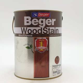 Beger WoodStain สีย้อมไม้เบเยอร์ (ชนิดใสด้าน) F-2500 สีใสด้าน